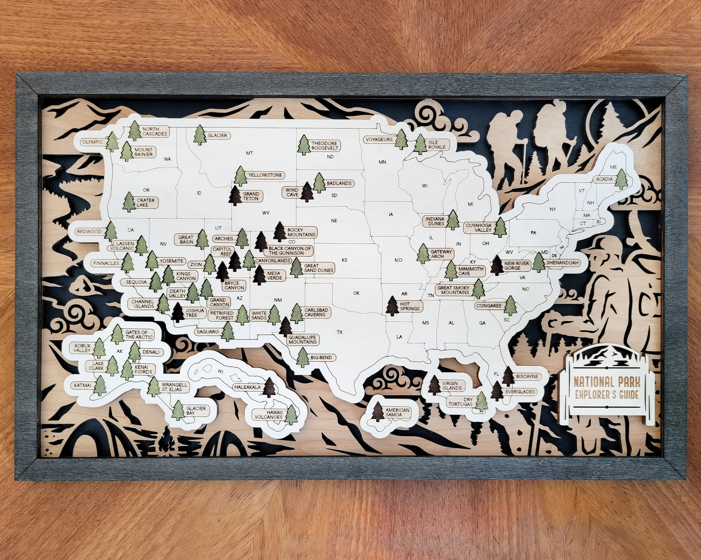 National Parks Travel Maps