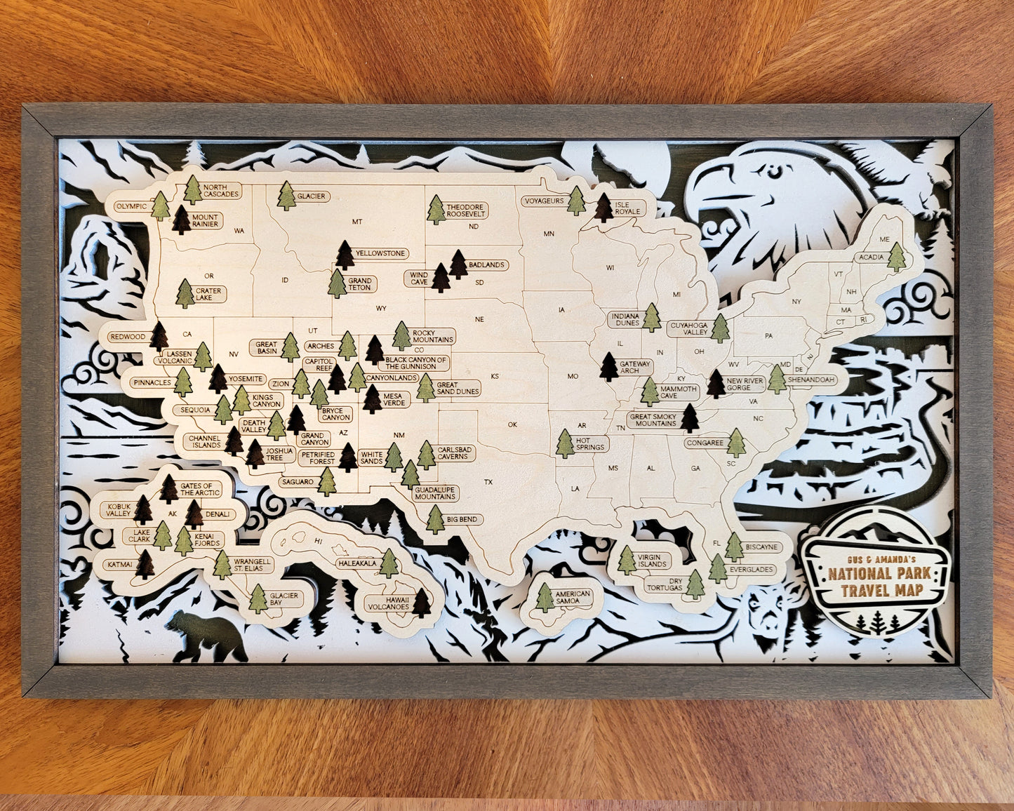 National Parks Travel Maps