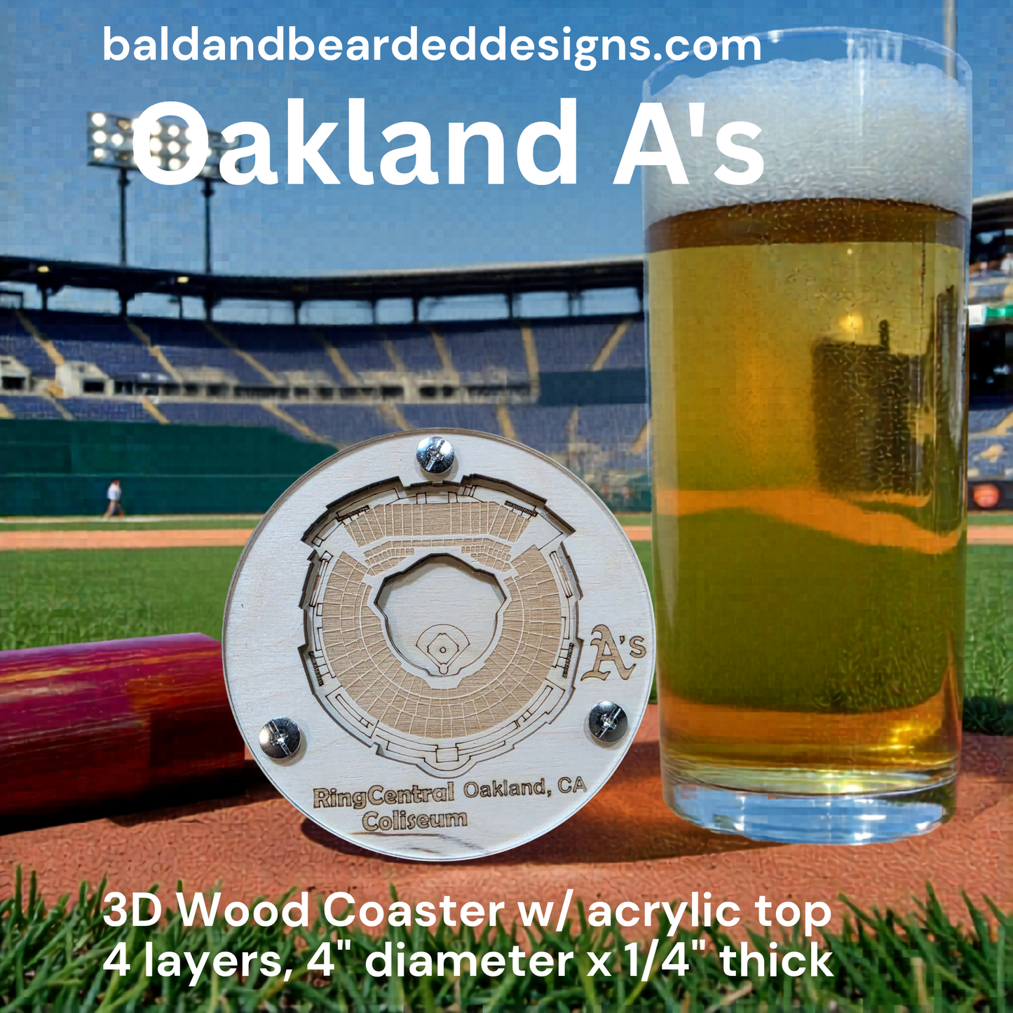 MLB Stadium Coasters
