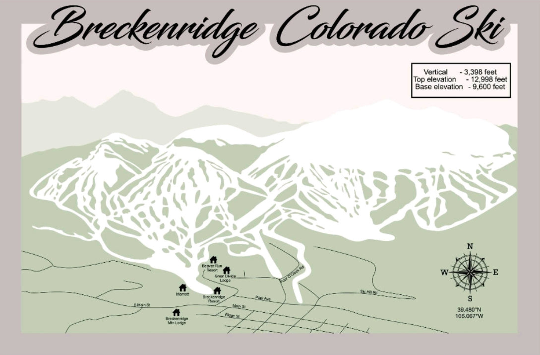 Breckenridge Colorado Ski Mountains