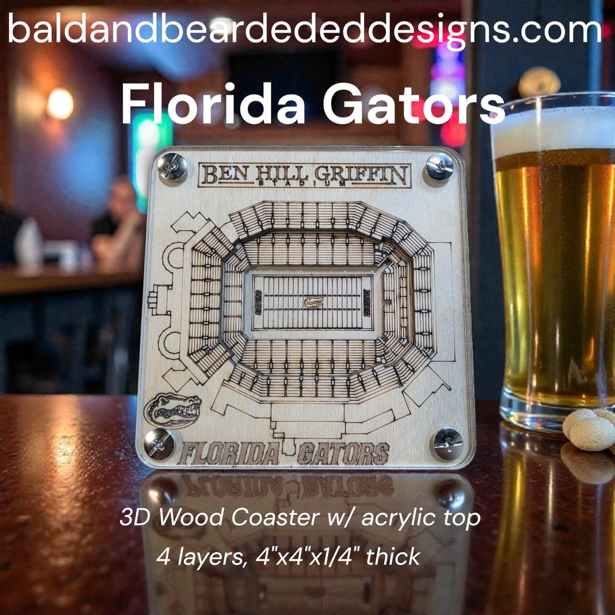 College Stadium Coasters