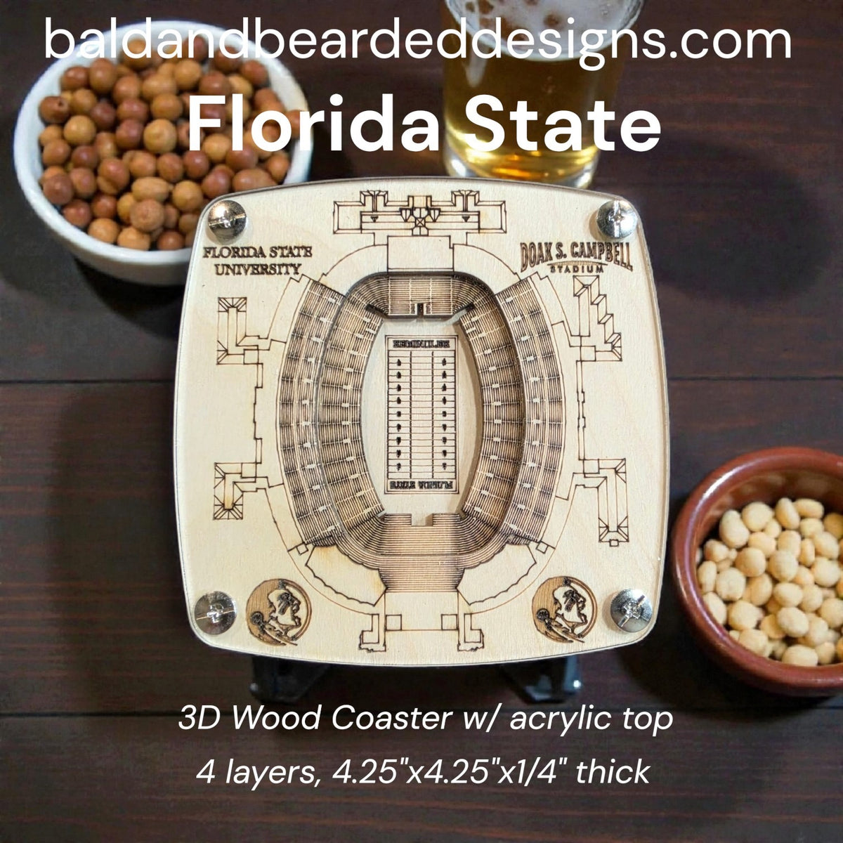 College Stadium Coasters