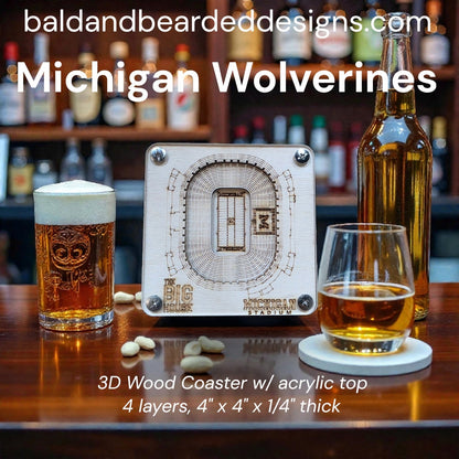 College Stadium Coasters