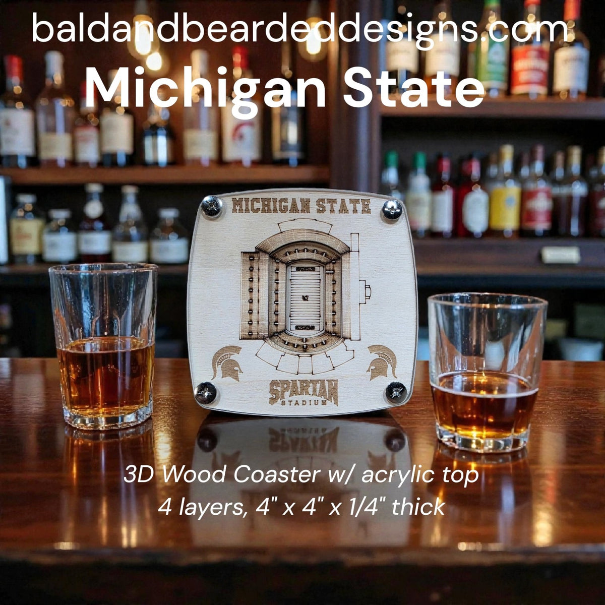 College Stadium Coasters