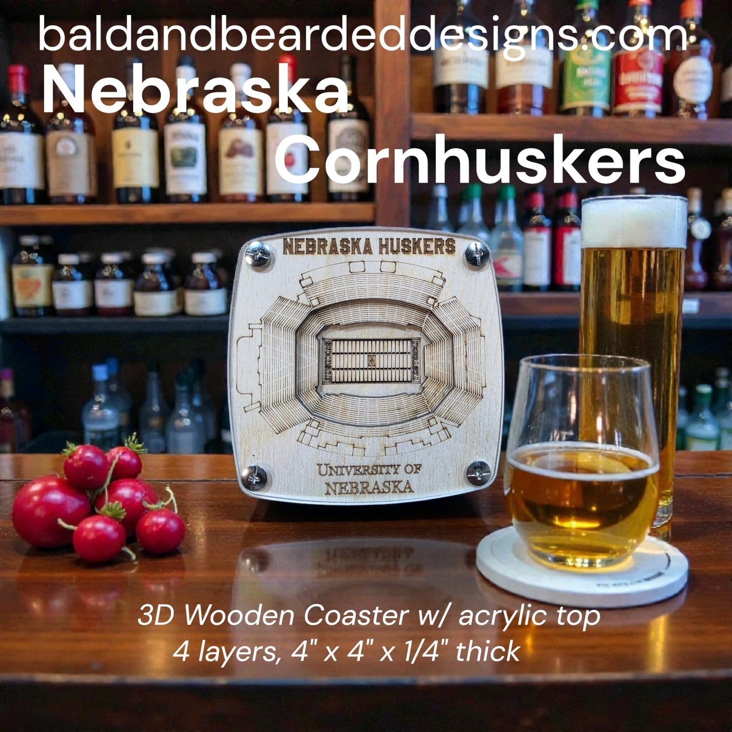 College Stadium Coasters