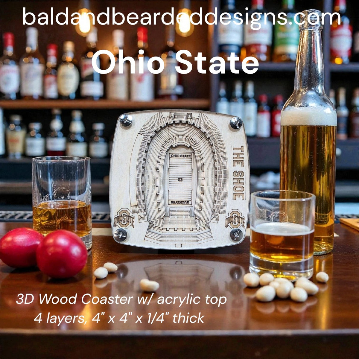College Stadium Coasters
