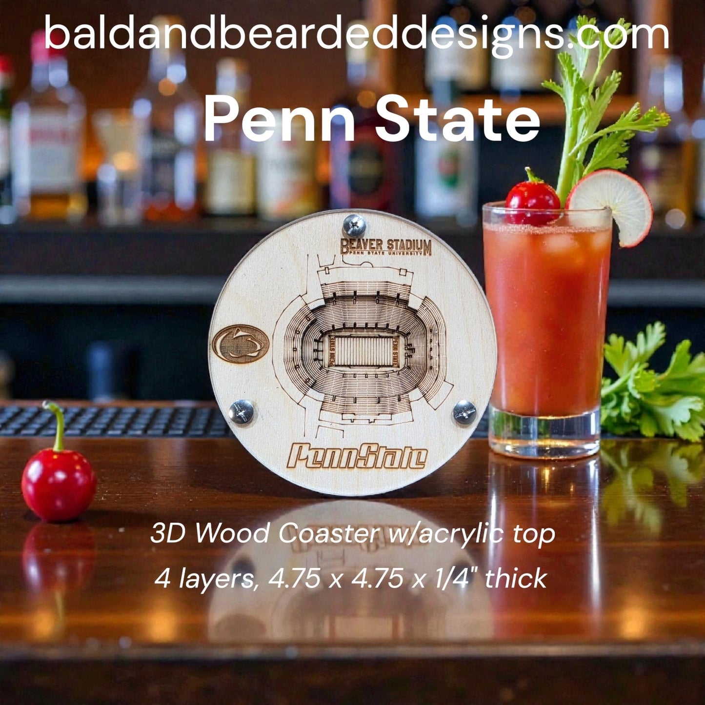 College Stadium Coasters