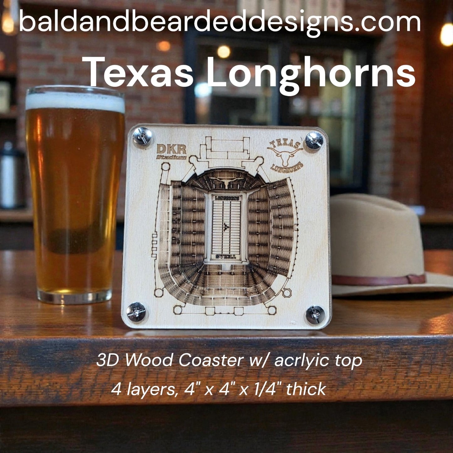 College Stadium Coasters