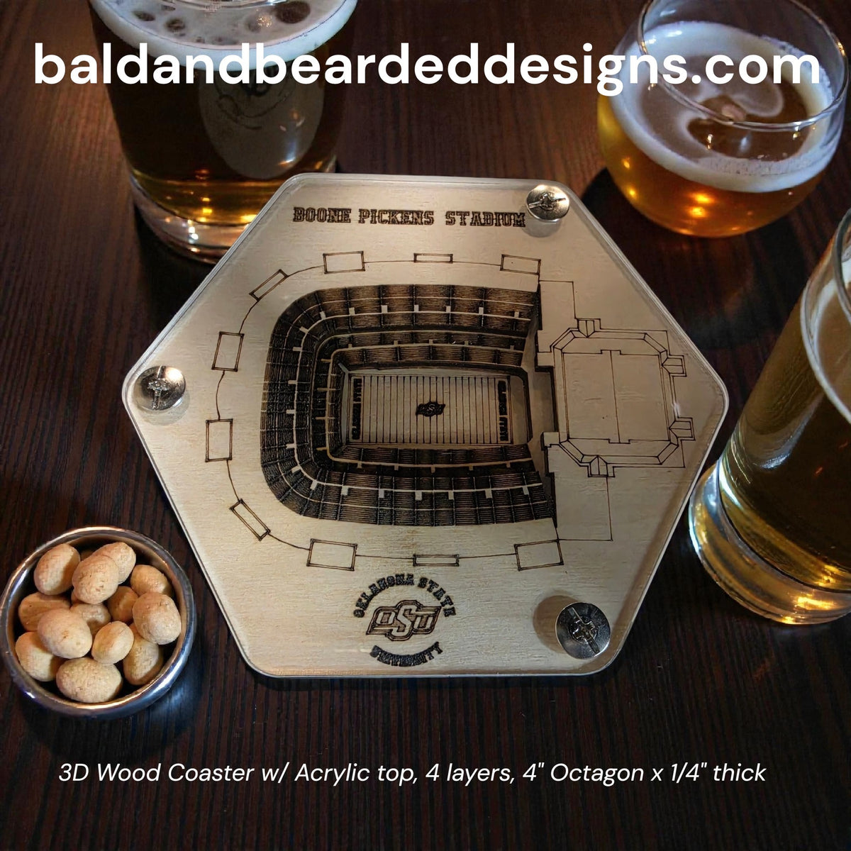 College Stadium Coasters
