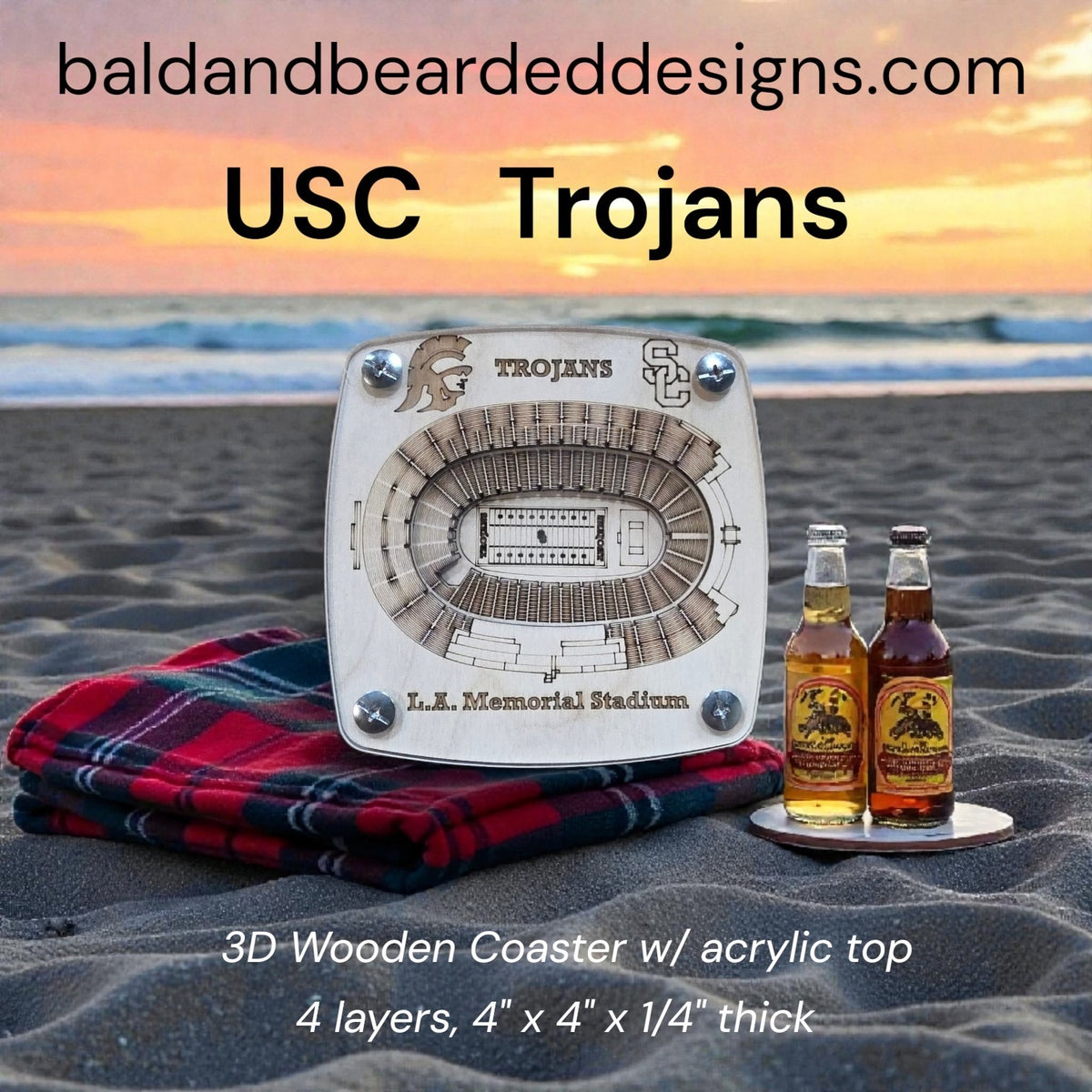 College Stadium Coasters