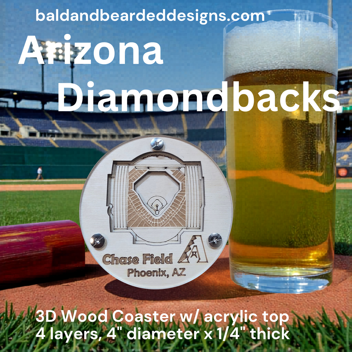 MLB Stadium Coasters