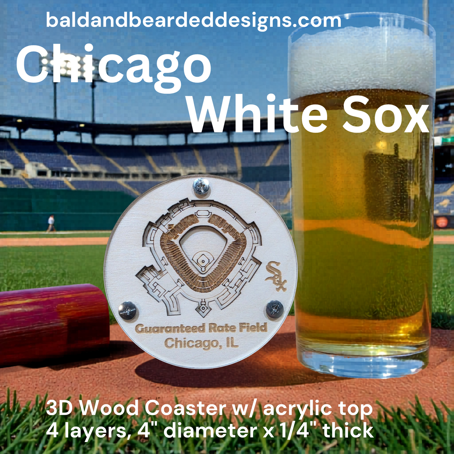 MLB Stadium Coasters