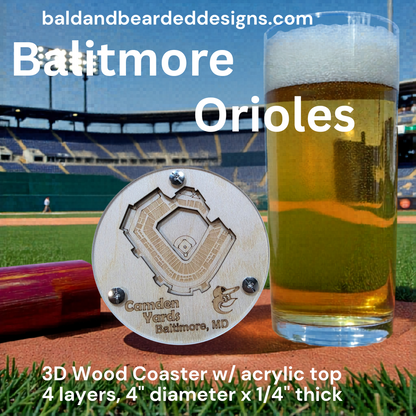 MLB Stadium Coasters