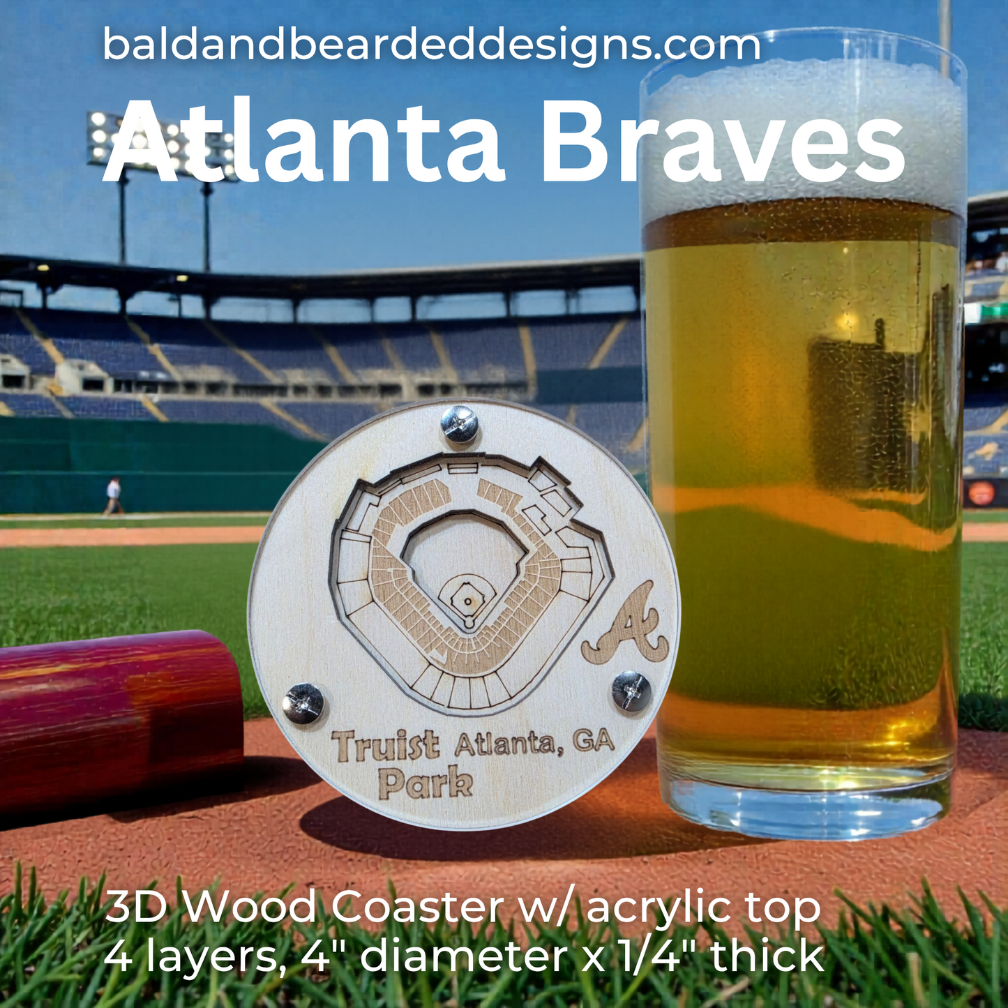 MLB Stadium Coasters