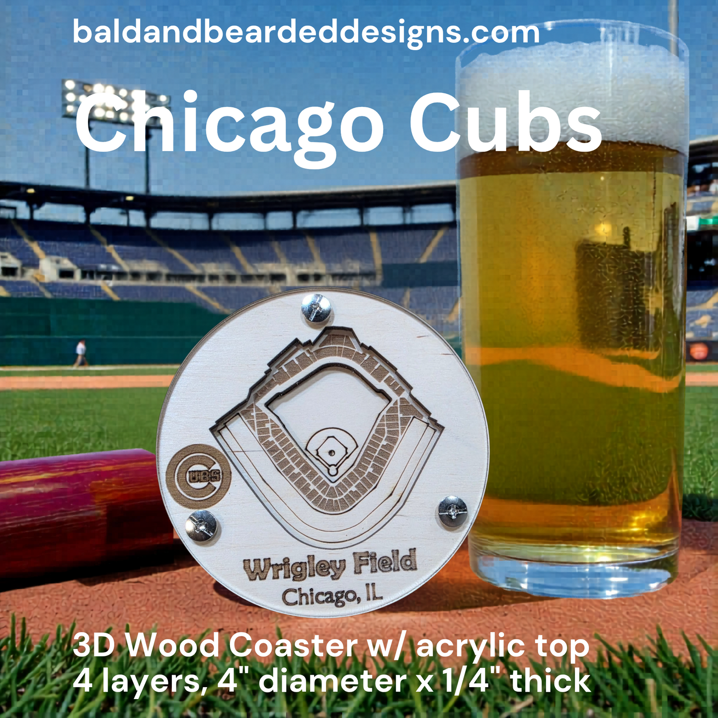 MLB Stadium Coasters
