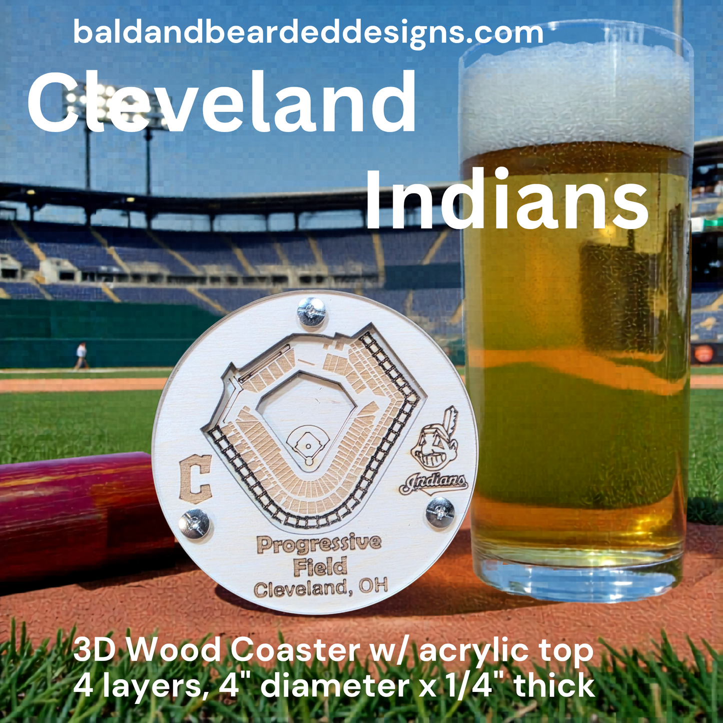 MLB Stadium Coasters