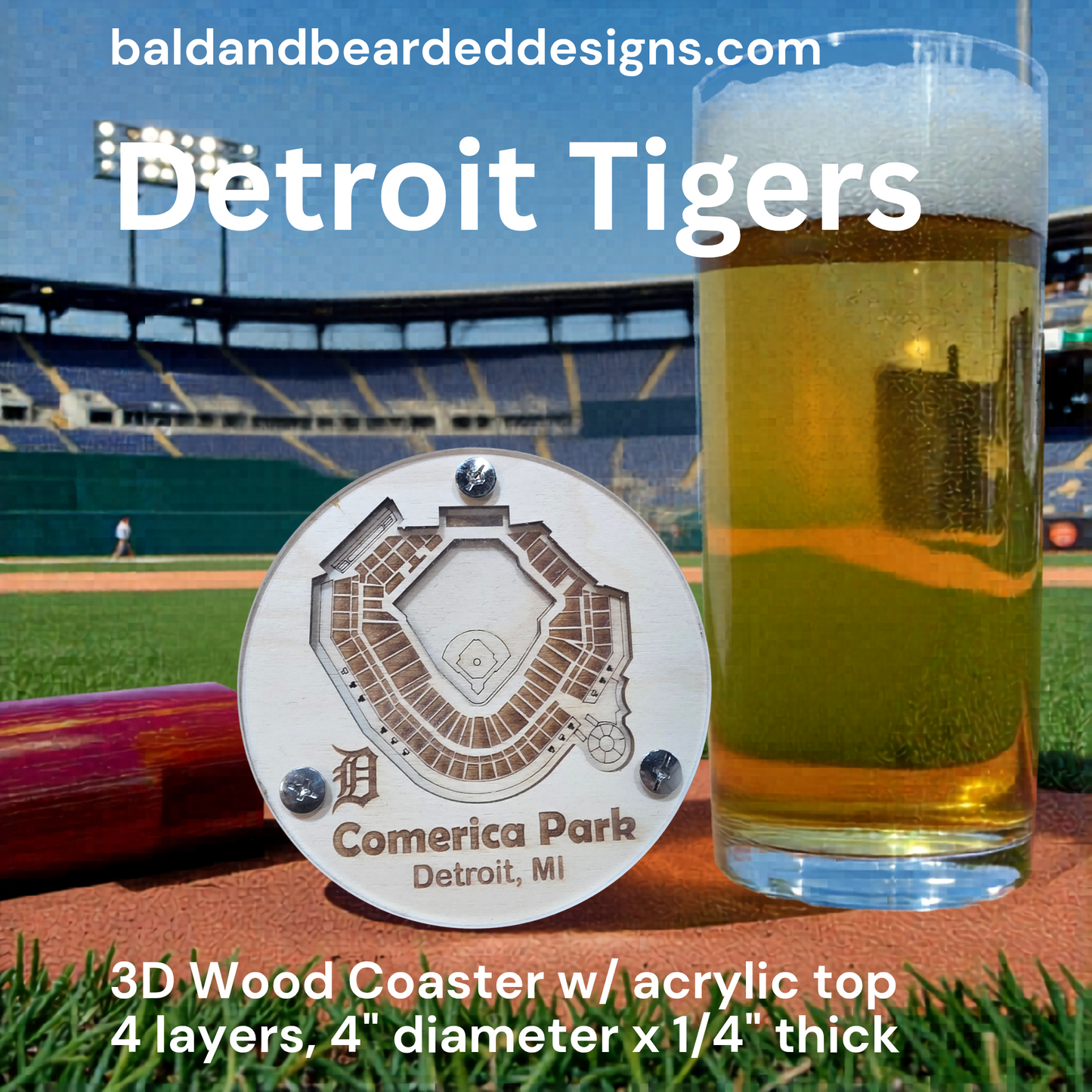 MLB Stadium Coasters