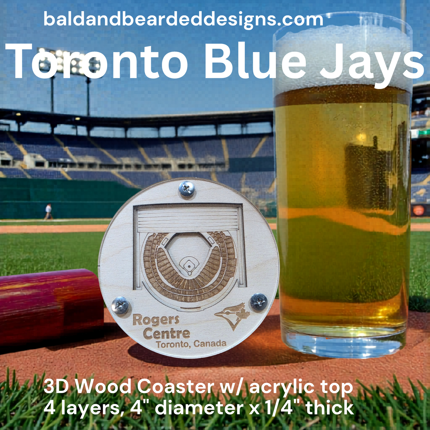 MLB Stadium Coasters