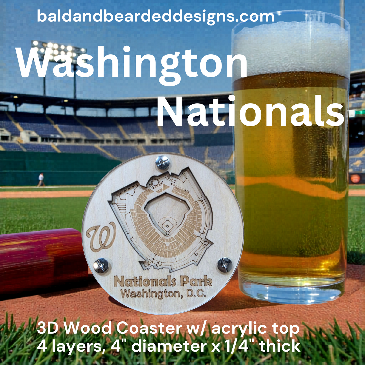 MLB Stadium Coasters