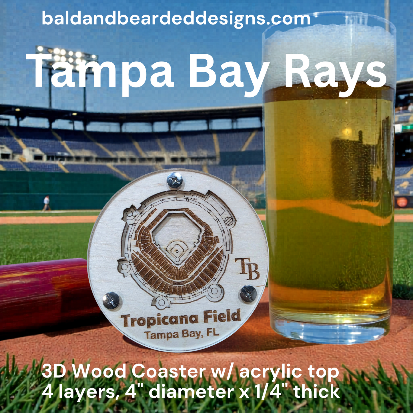 MLB Stadium Coasters