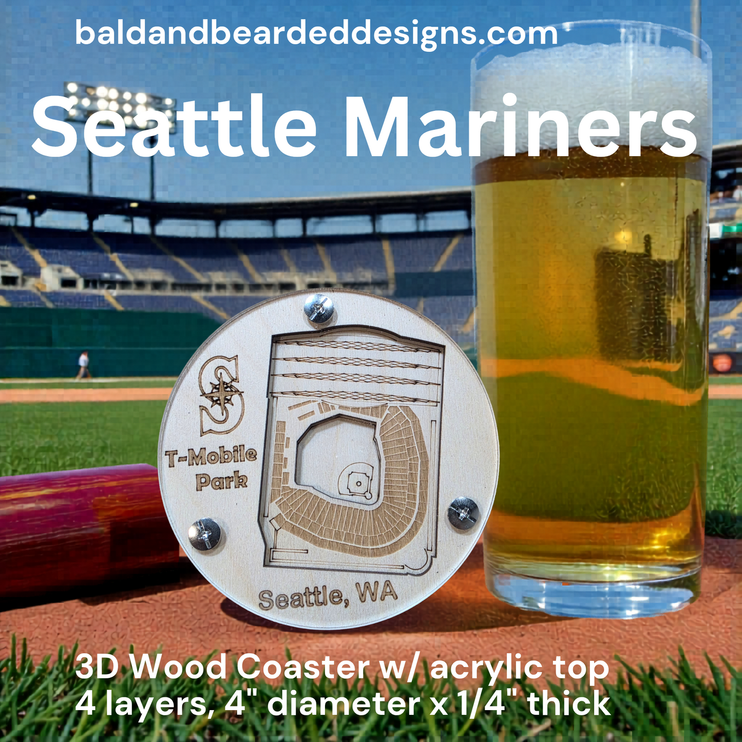 MLB Stadium Coasters
