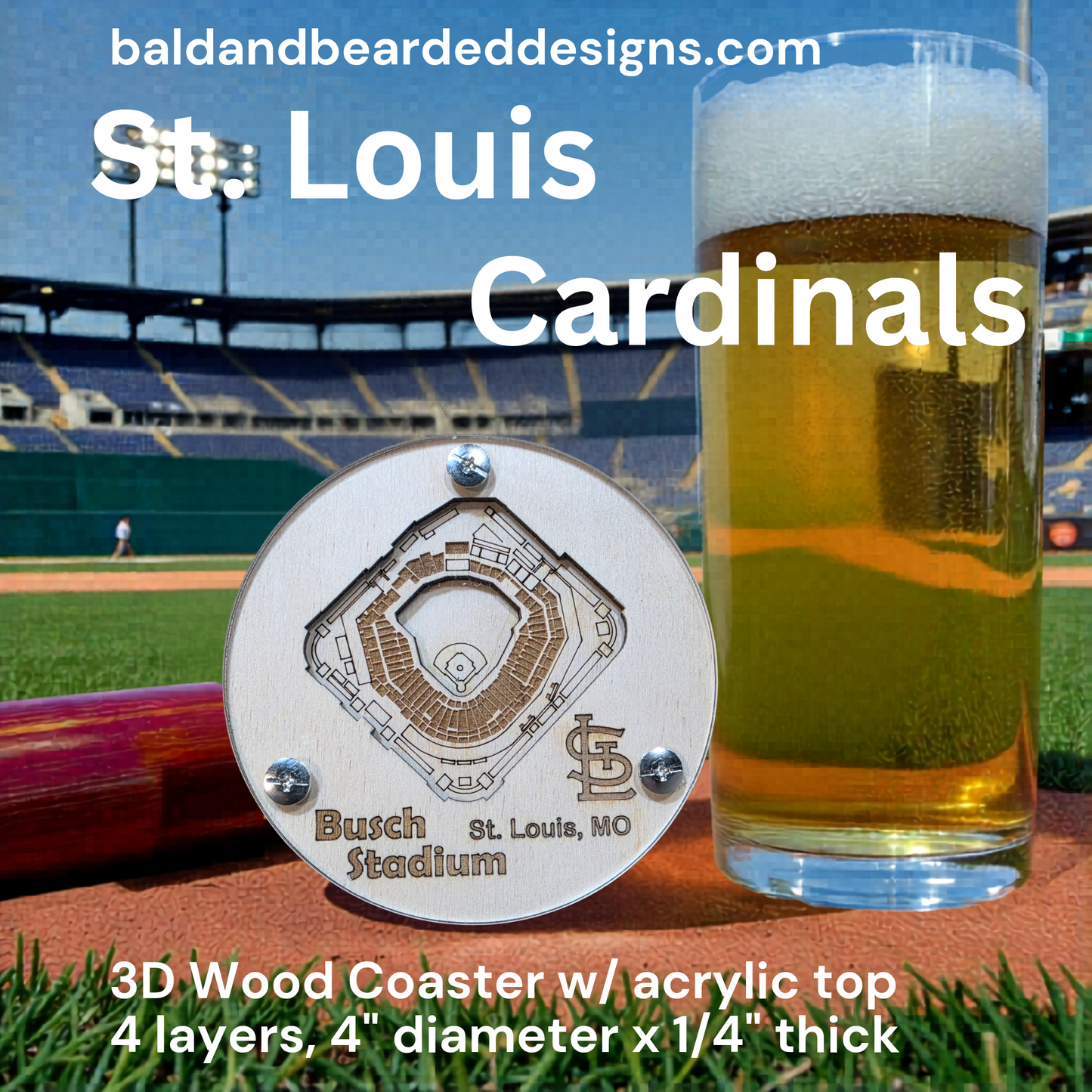 MLB Stadium Coasters