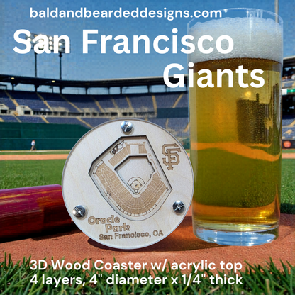 MLB Stadium Coasters