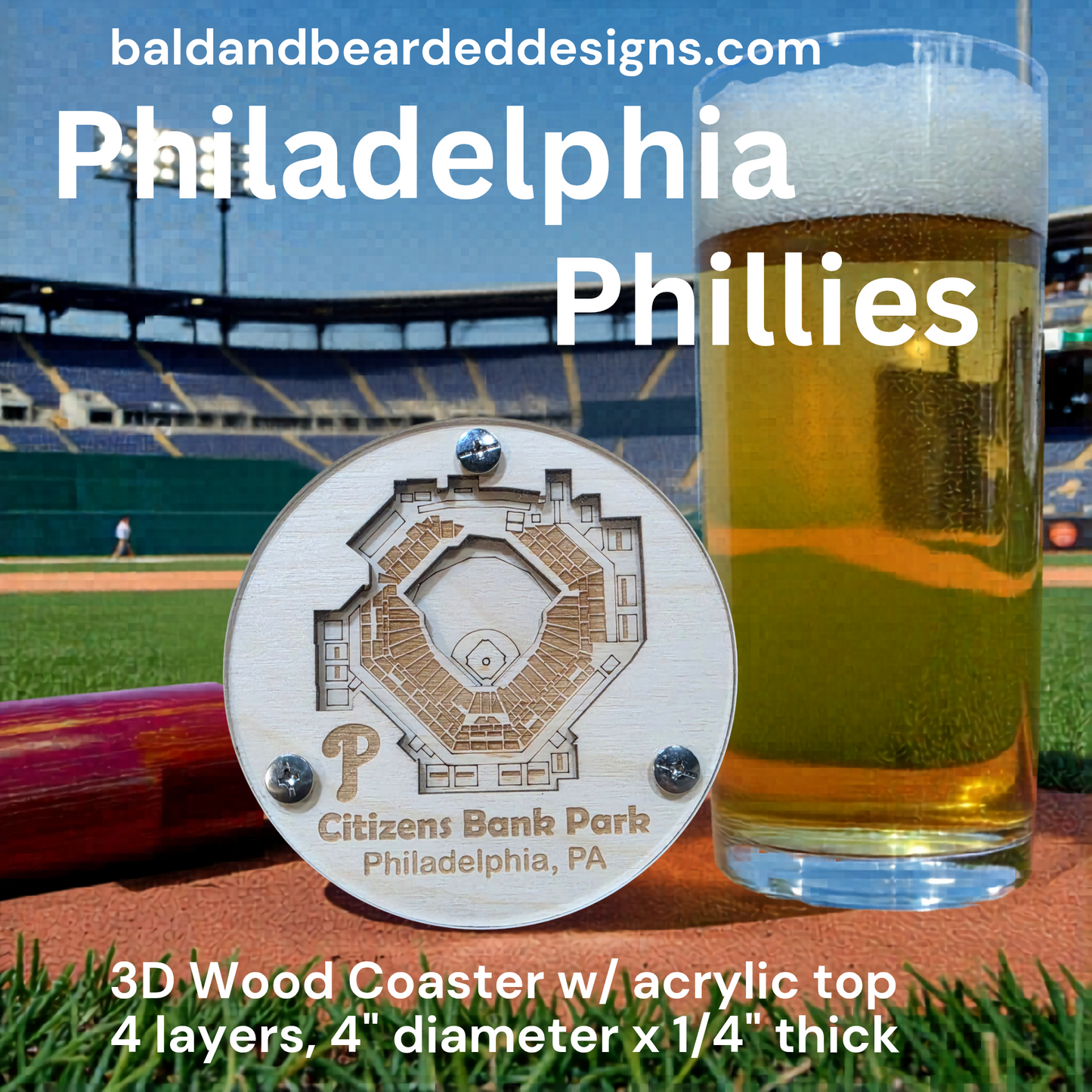 MLB Stadium Coasters