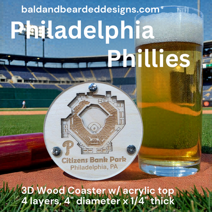 MLB Stadium Coasters
