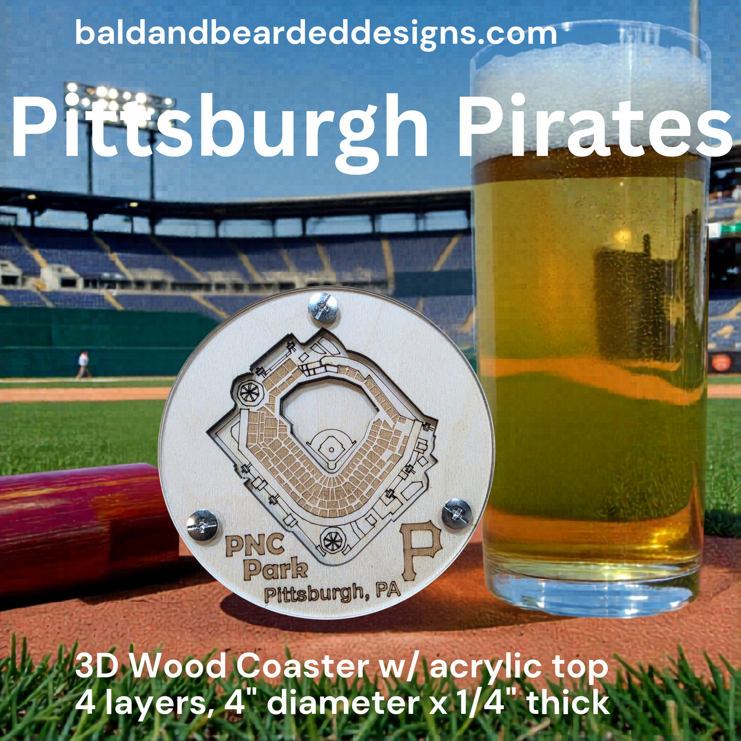 MLB Stadium Coasters