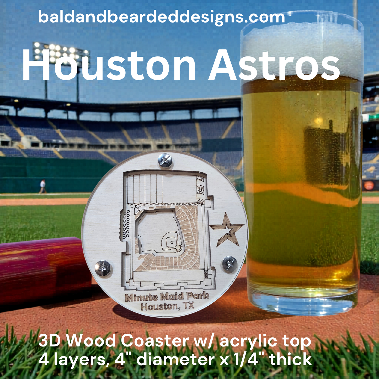 MLB Stadium Coasters