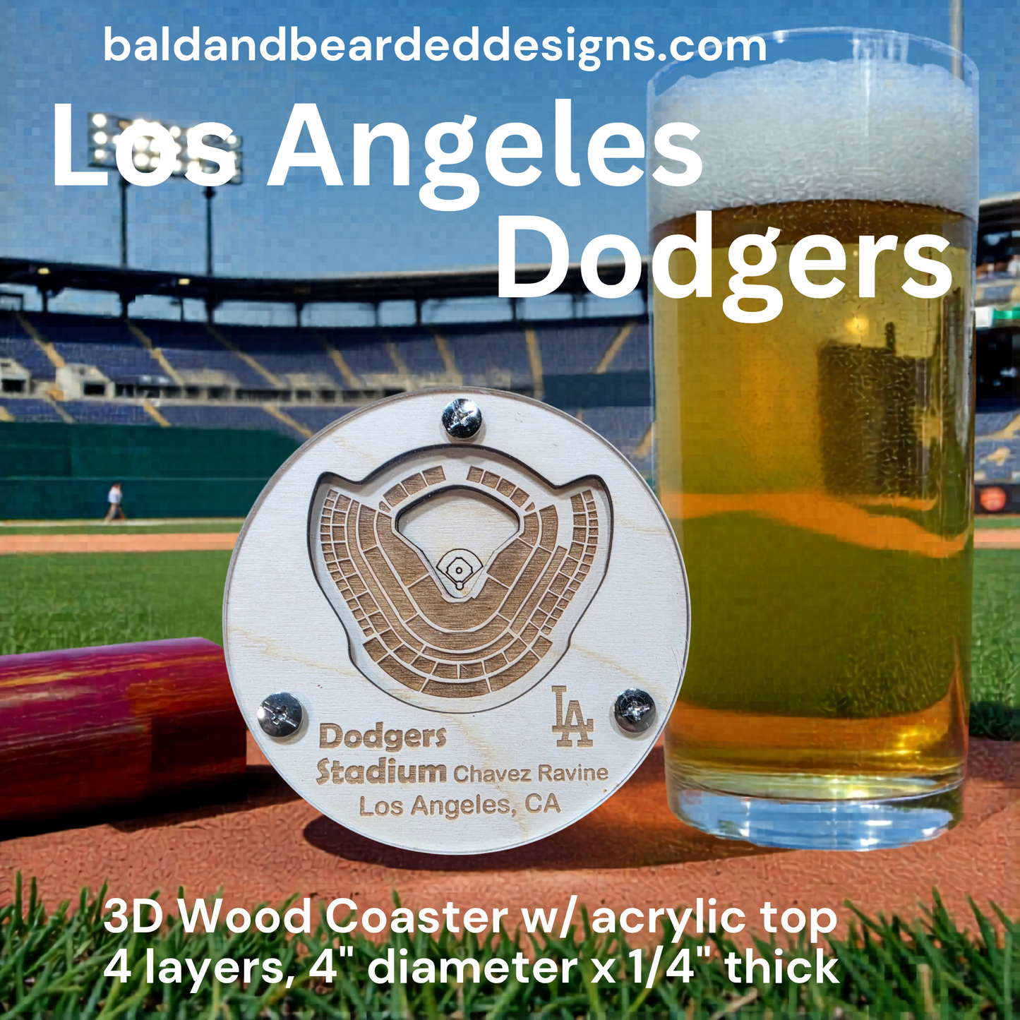 MLB Stadium Coasters