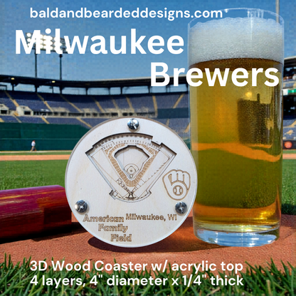 MLB Stadium Coasters
